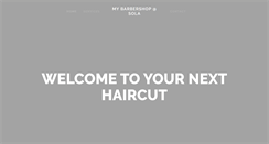 Desktop Screenshot of mybarbershop.us