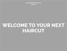 Tablet Screenshot of mybarbershop.us